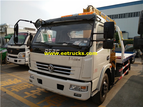 Dongfeng 6 Ton Tow Motoci tare da Crane