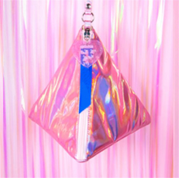 Borsa per trucco per trucco per sacchetto cosmetico in PVC Iridescente - BSCI, ISO, Sedex, Fama, Triangolo, Olografica