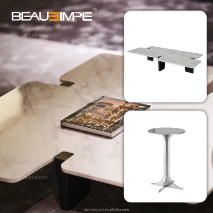 Italian Jacob Marble Coffee Table Set