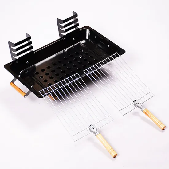 Factory Direct Portable Double Outdoor Camping BBQ Grill for Picnic