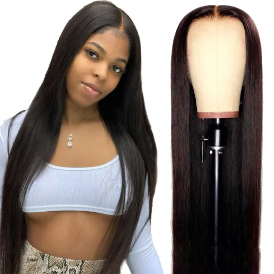 100% HUMAN HAIR 30 Inch Straight 4x4,13x4 Transparent Lace Highlight Human Hair Wigs 10a,12a Virgin human Hair HD Full lace Wig