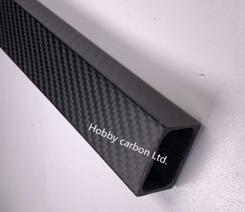 fibra de carbono de tubo cuadrado de alta resistencia personalizada
