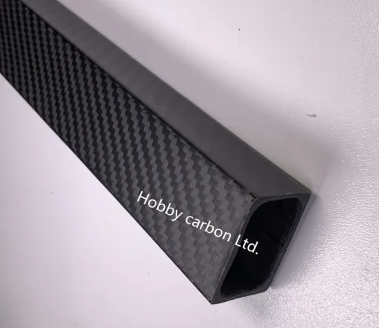 High strength 3k carbon fiber square tube