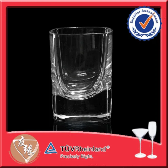 Hot Sale Clear Square 2 oz Shot Glass