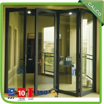 Building Material Folding Glass Glazed Door