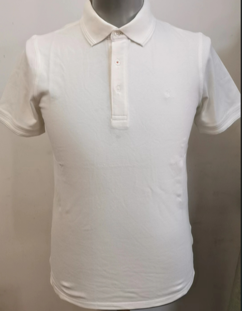 Vaste kleur 100% katoenen herenpolo shirts