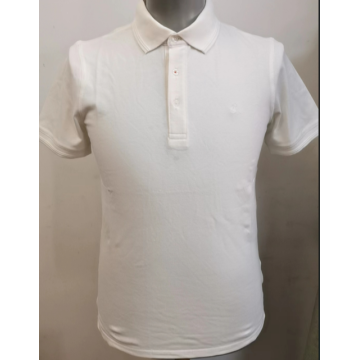 Vaste kleur 100% katoenen herenpolo shirts