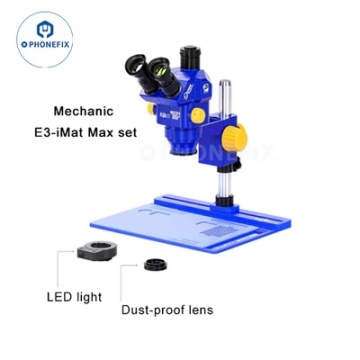 Mechanic 7-60X E3-B11 E2-B11 Trinocular Stereo Microscope for DIY