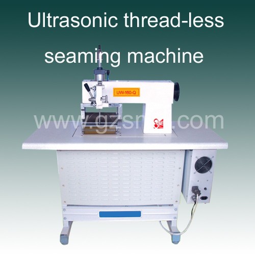 Ultrasonic thread-less seaming machine