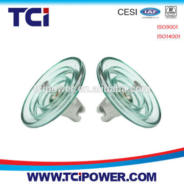 TCI U210B toughened glass insulator,string glass insulator