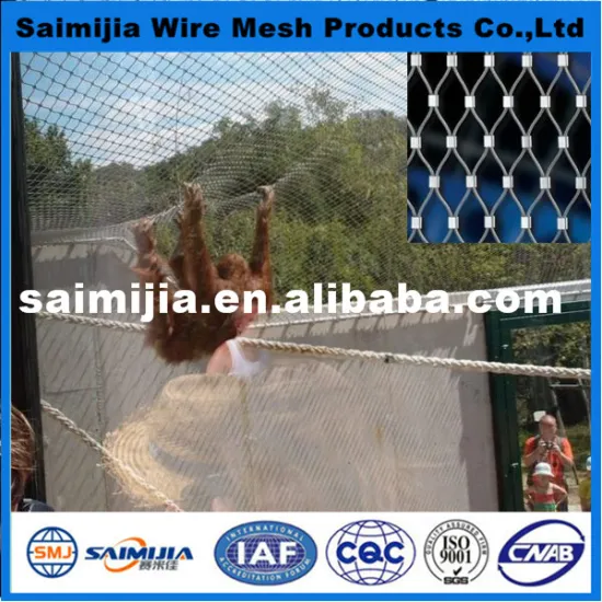 cable mesh/stainless steel rope mesh for animal