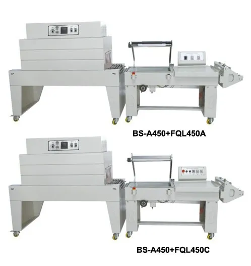 DFQA-450 Semi-Auto L-Type Sealer with BS-A450 Shrink Machine for Toys Packaging