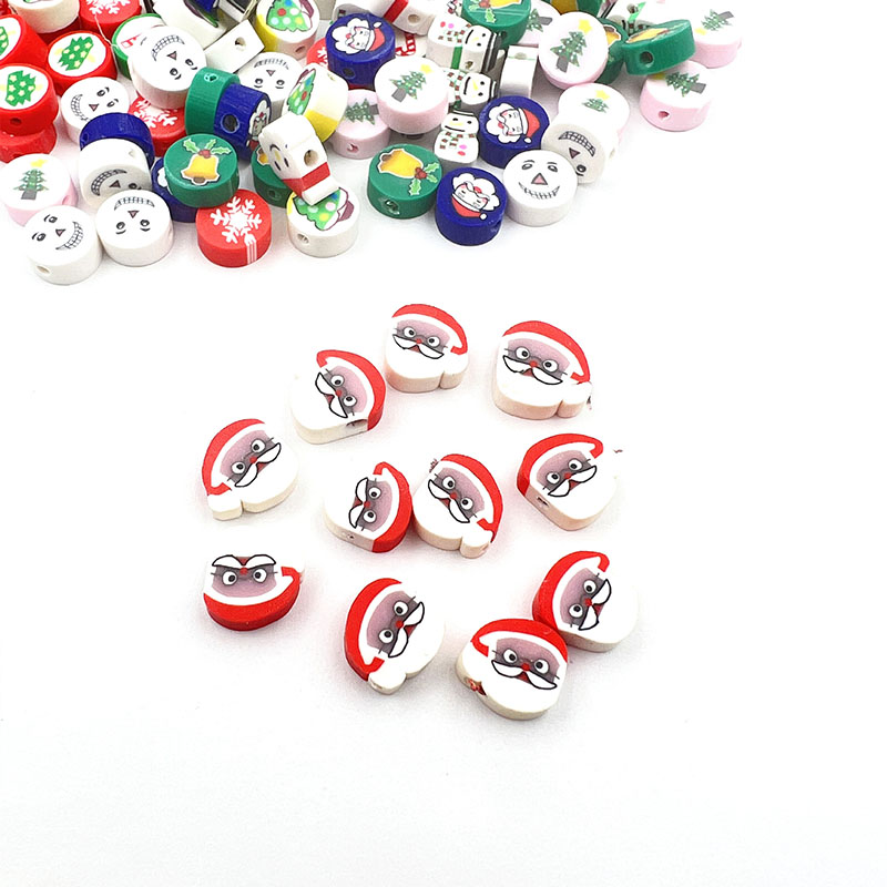 Christmas Clay Beads 5