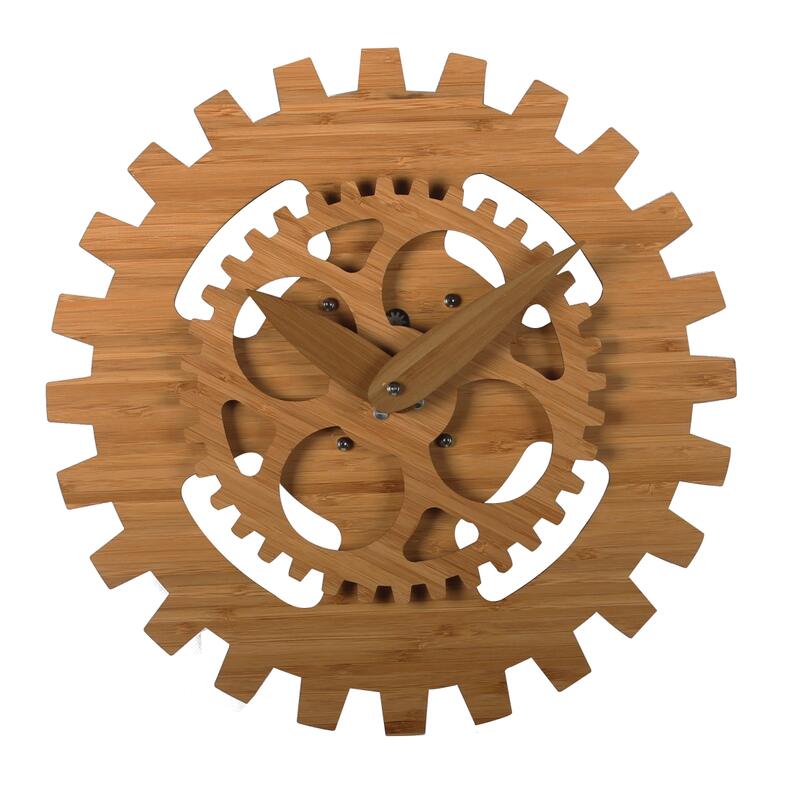 Bamboo Wall Clock