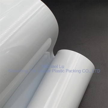 milky white pharma grade pvc with pvdc coating