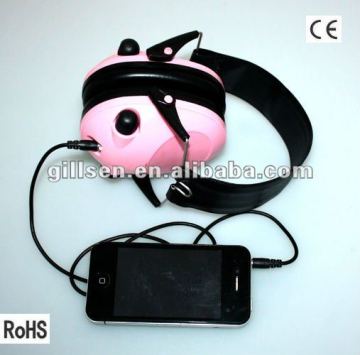 Tai nghe tai nghe mp3 màu hồng