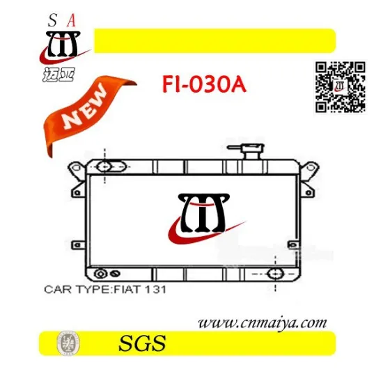new products autoparts for radiator