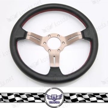 350mm Car Racing Steering wheel, Sport Steering Wheel Leather