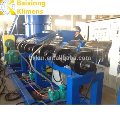 Baixiong Klimens PP PE bags films pelletizing line to make plastic pellets
