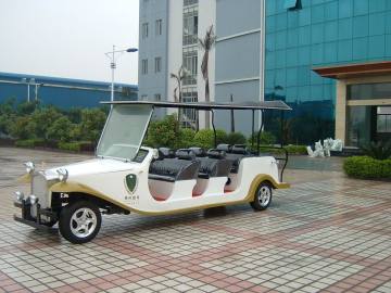 CE Electric Car Classic/Golf Cart Mini Sightseeing Bus 8 Seats