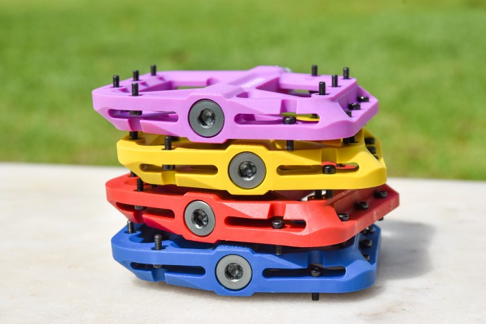 colorful bicycle pedal