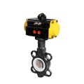 Spring Retour pneumatique Rotary Actuator Butterfly Valve