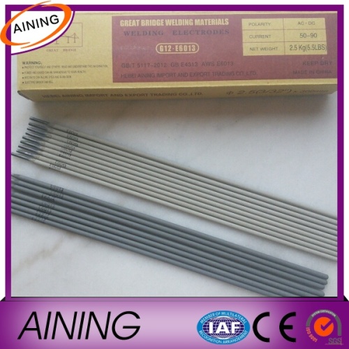 Mild Steel Welding Electrode E6013 Welding Rod Specification, High