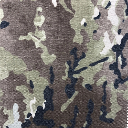 Tejido ignífugo Oxford de camuflaje militar de nylon