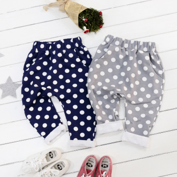 NL57 Spring new children's harem pants dot pant for boys and girls