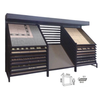 Large size wall tiles display rack tile showroom display