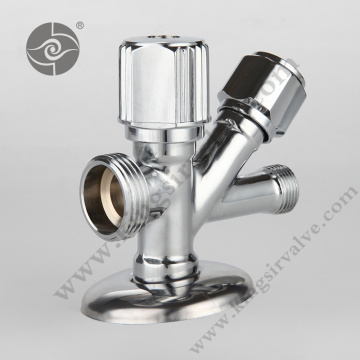 Chrome plate angle valve