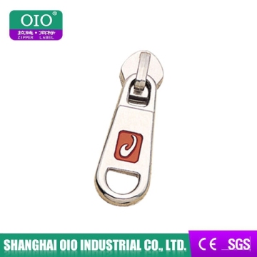 Wholesale developed zipper sliders zinc alloy metal zipper slider with pull logo zipper slider for garments & handbags