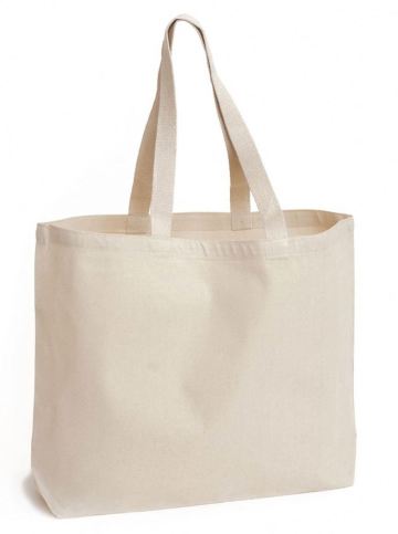 simple printed canvas bag