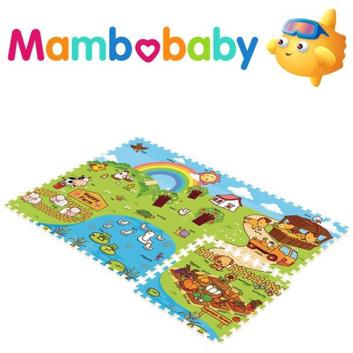 Educational puzzle baby/kids play mat