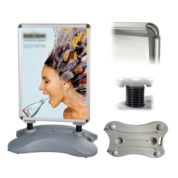 Outdoor Advertising Solutions: Double-Sided Waterbase Poster Stand Signs for Pavement and Sidewalk Display