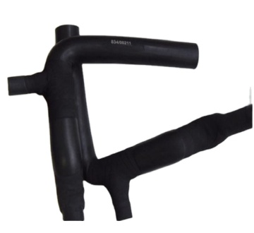 JCB SPARE PARTS: Radiator Water Hose for JCB 3CX 4CX Backhoe Loader 834/00211