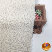 冬の服用の豪華なテディフリース生地