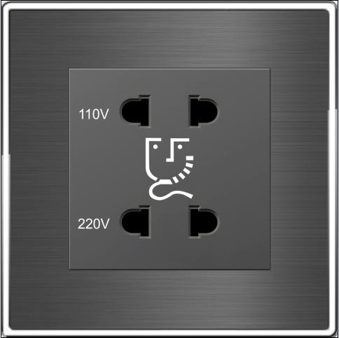 Wall Mounted Shaver Socket