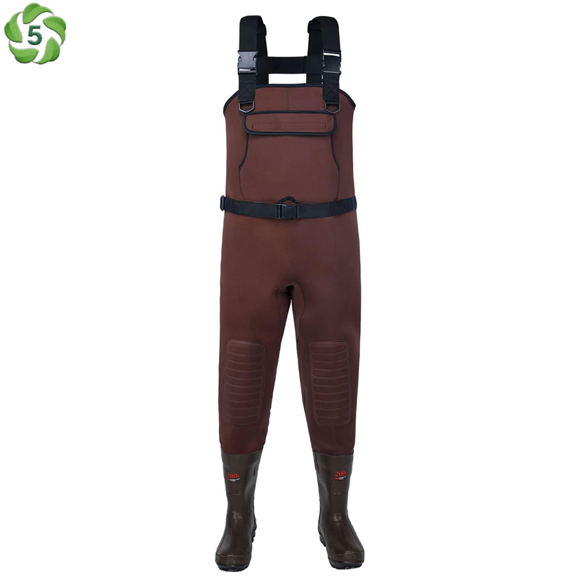 Neoprene Fishing Chest Waders 200g Insulation Boots