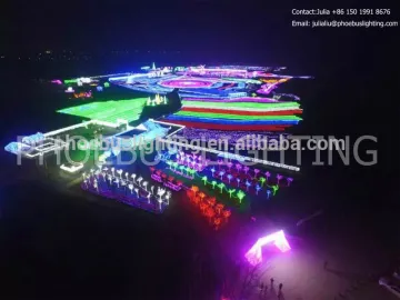 Hot sales christmas garland with lights light decoration christmas light rope