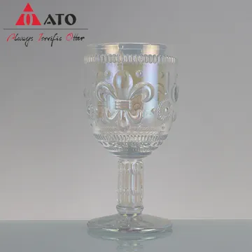 Retro Style Glass Cup Coffee Beer Transparent Cup