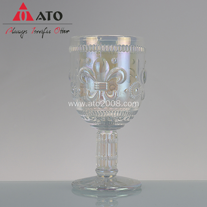 Retro Style Glass Cup Coffee Beer Transparent Cup
