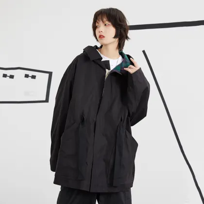 Thin  blazer girl's Dust Coat