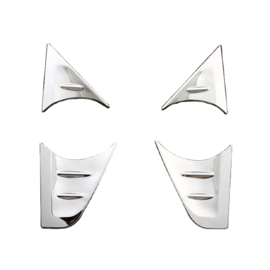 OEM ODM 4 Pcs Car Exterior Chrome Fog Light Cover Trim for Toyota Alphard 30 2015
