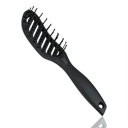 Professional Private Label Scalp Massage Hairbrush for Salon Use - Curly Vent Detangling Brush