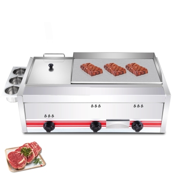 30 Inch Commercial Stainless Steel Grill Hot Plate Gas Range Griddle