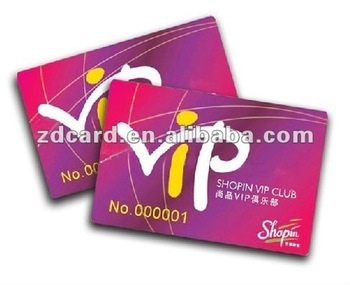 VIP Card / Resturant VIP card / magnetic stripe vip card / Coffee Vip card