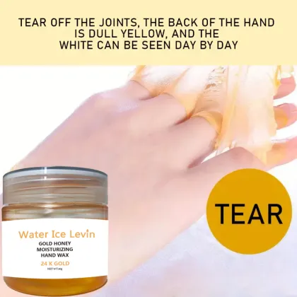 24K Gold, Honey, Whitening & Exfoliating Body Wax Peeling Facial Mask Hand Cream: High-Quality Hydrating and Moisturizing Solution