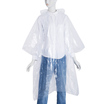 eco-friendly corn starch PLA rain poncho Biodegradable raincoat