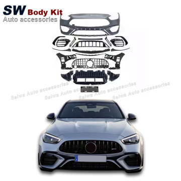 AMG Style Front Bumper for Mercedes-Benz C-Class W206 C63 - 2022 Upgrade Modification
